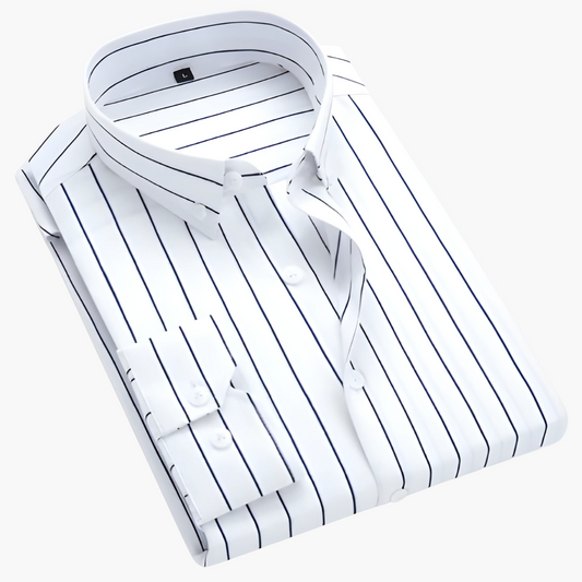 Camicia Uomo Classica a Righe Manica Lunga - Brentozzi