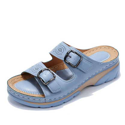 Sandali Donna Ortopedici con Zeppa Comoda