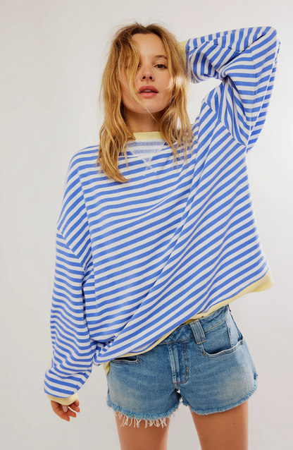 Maglione Donna Oversize in Maglia Comoda Stile Classico - Brentozzi