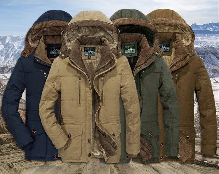 Giacca Invernale Uomo con Cappuccio Lunga - Brentozzi