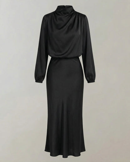 Abito Donna in Raso Stile Elegante