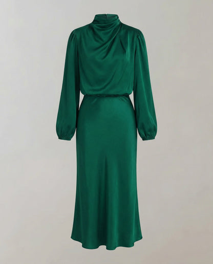 Abito Donna in Raso Stile Elegante