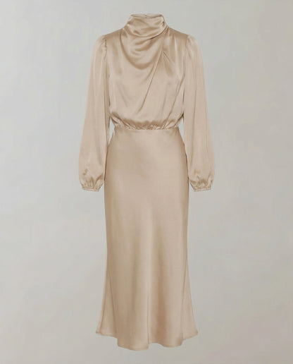 Abito Donna in Raso Stile Elegante