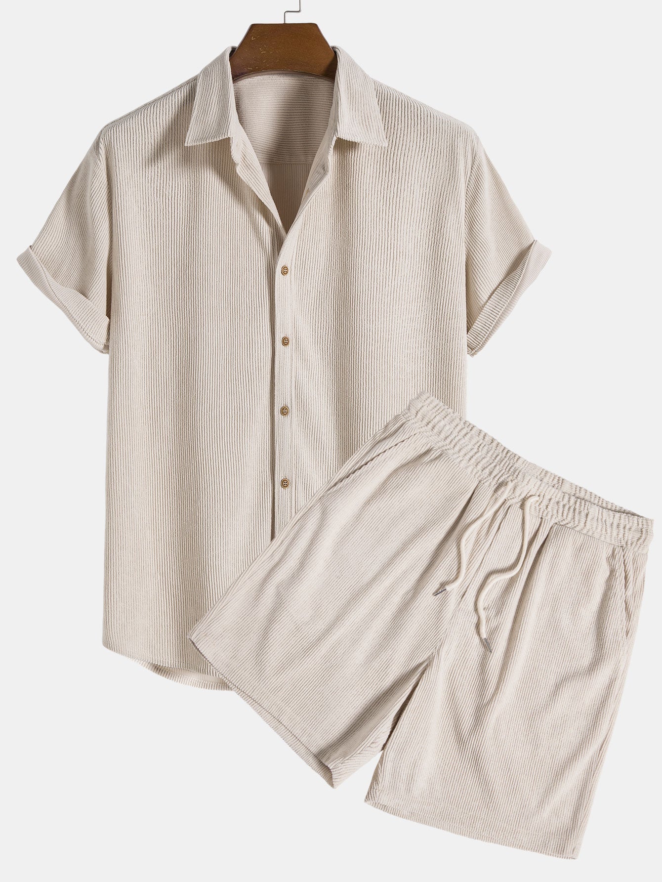 Completo Uomo Estate Camicia e Pantaloncini Leggeri - Brentozzi