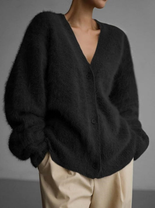 Cardigan Donna Vegan Maglia Lunga Manica Lunga - Brentozzi