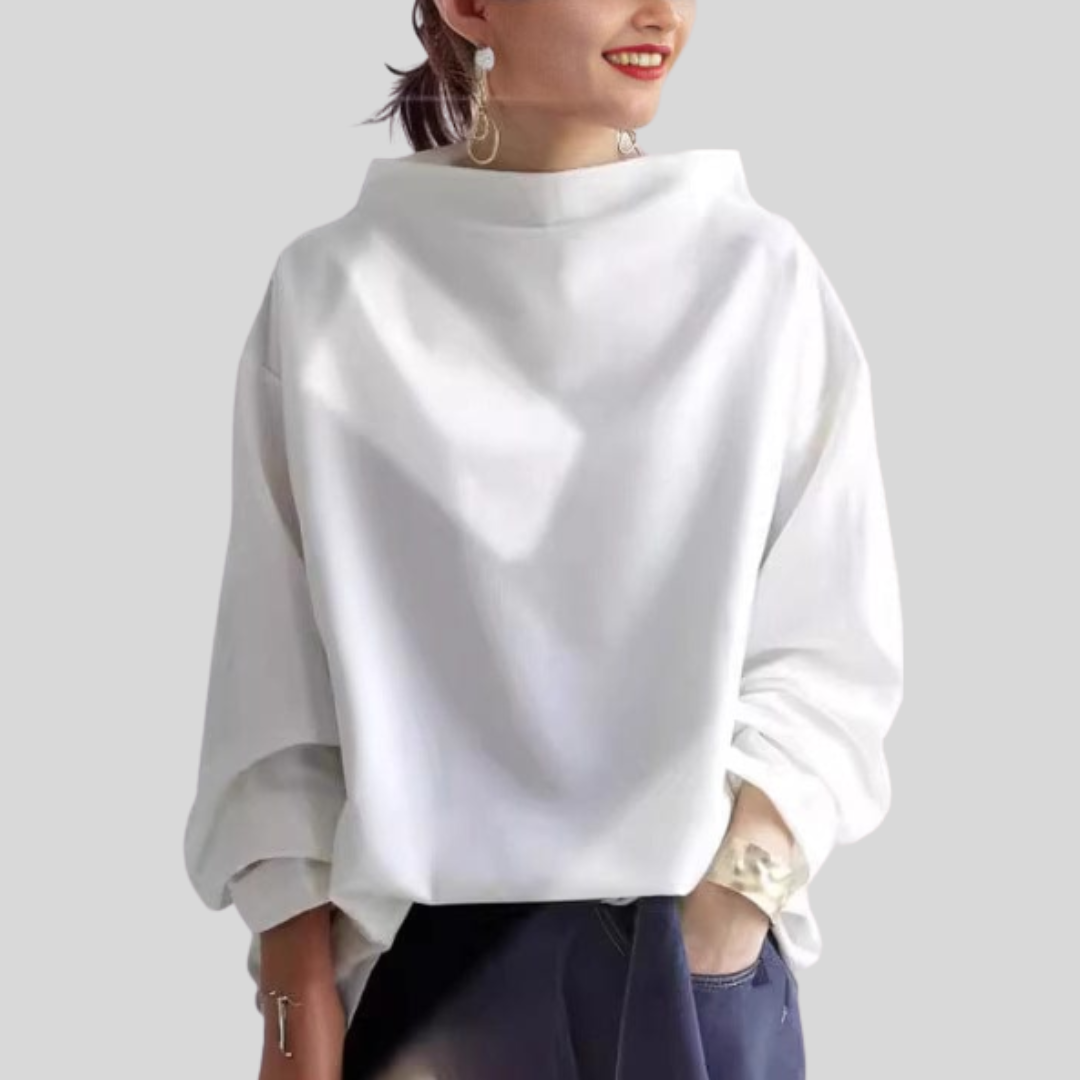 Maglione Oversize Donna Collo Alto