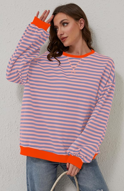Maglione Donna Oversize in Maglia Comoda Stile Classico
