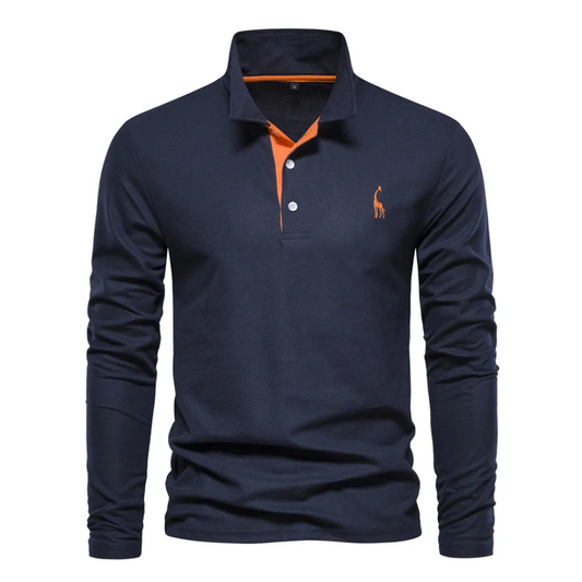 Polo Uomo Manica Lunga Taglio Classico Casual - Brentozzi