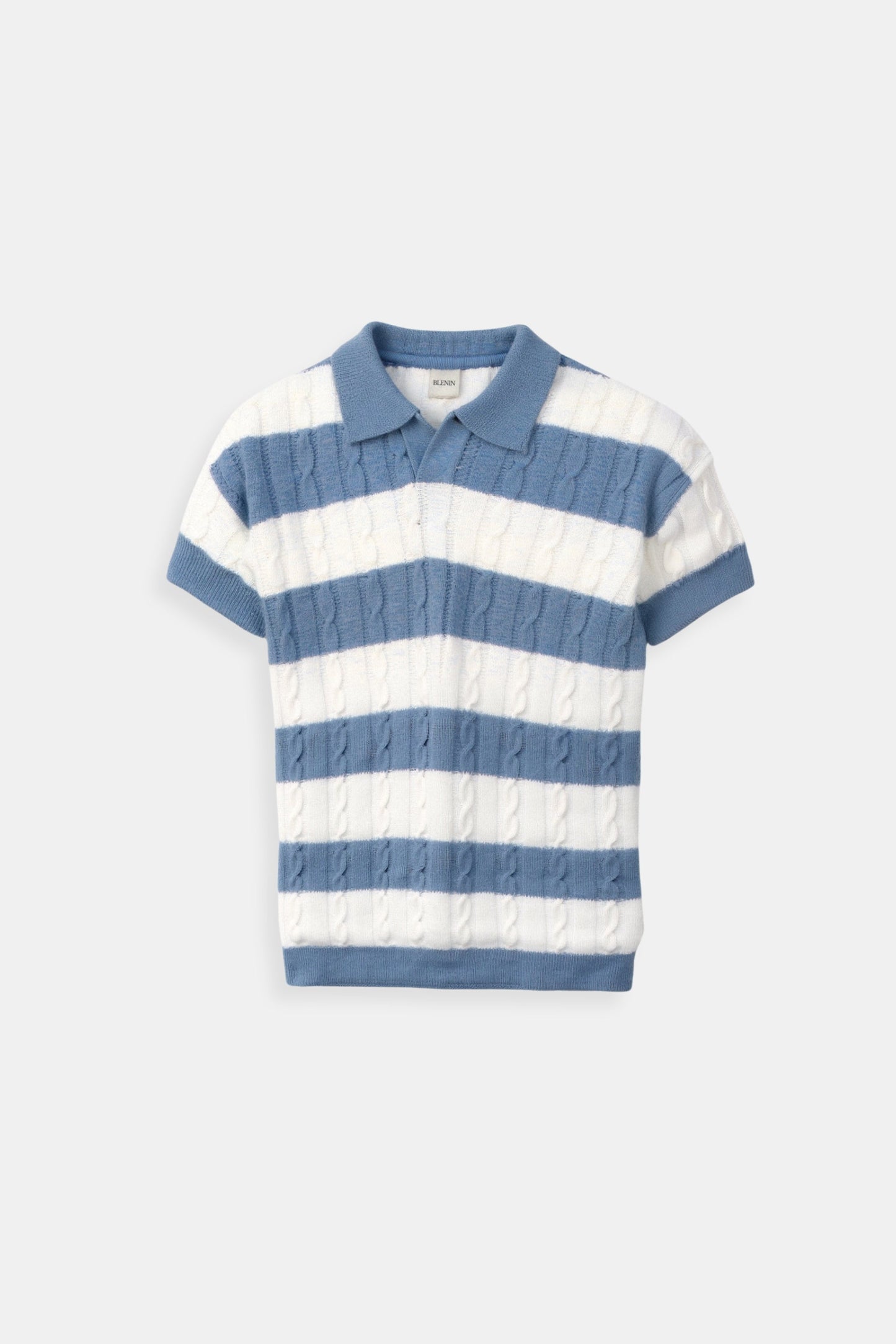 Polo Uomo a Righe Manica Corta Stile Sportivo Elegante