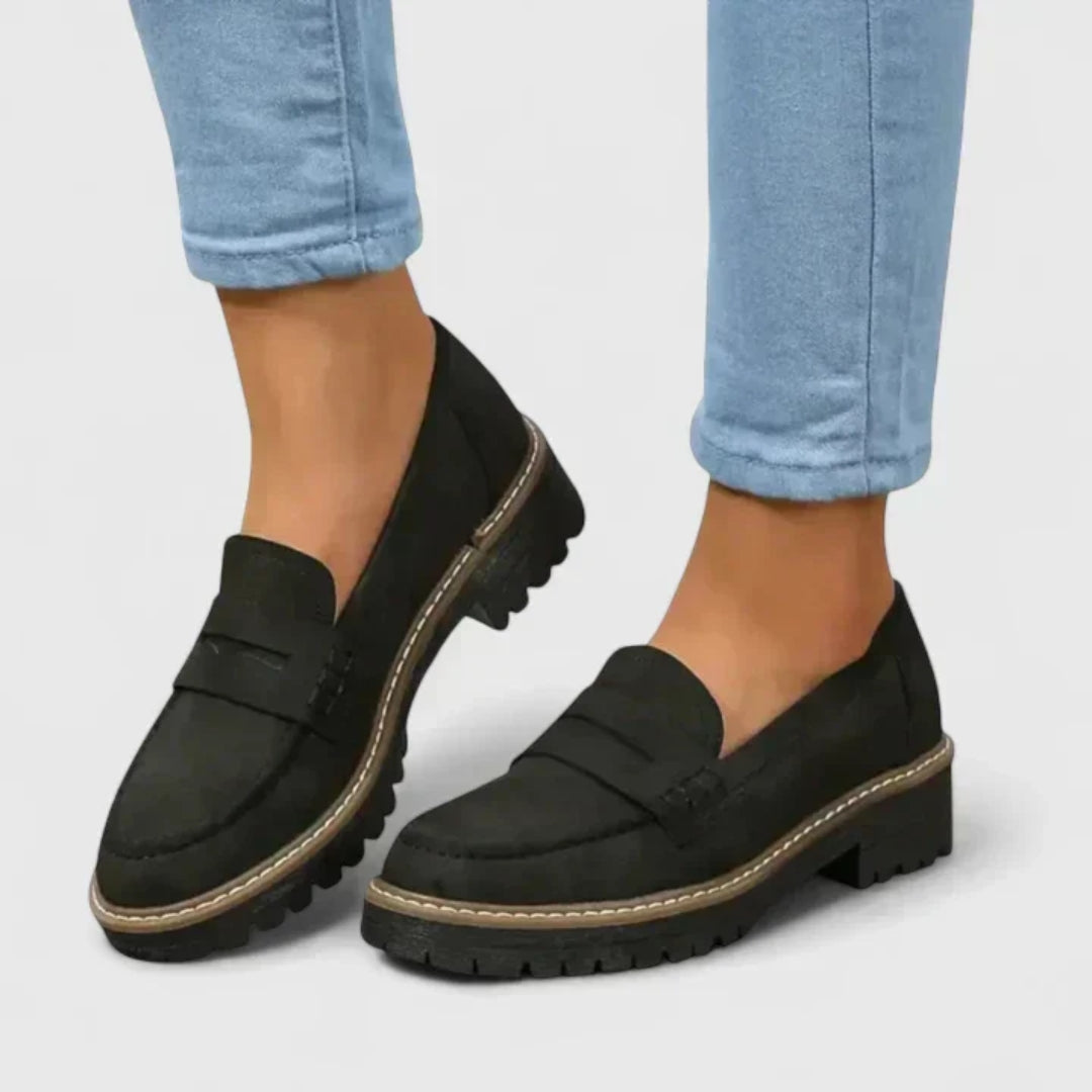 Mocassini Donna Slip-On Suola Spessa Comodi - Brentozzi