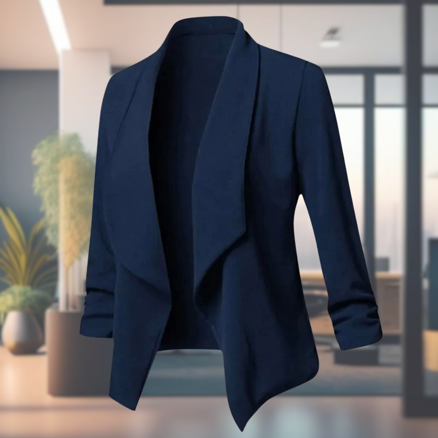 Blazer Donna Manica Lunga Leggero Elegante