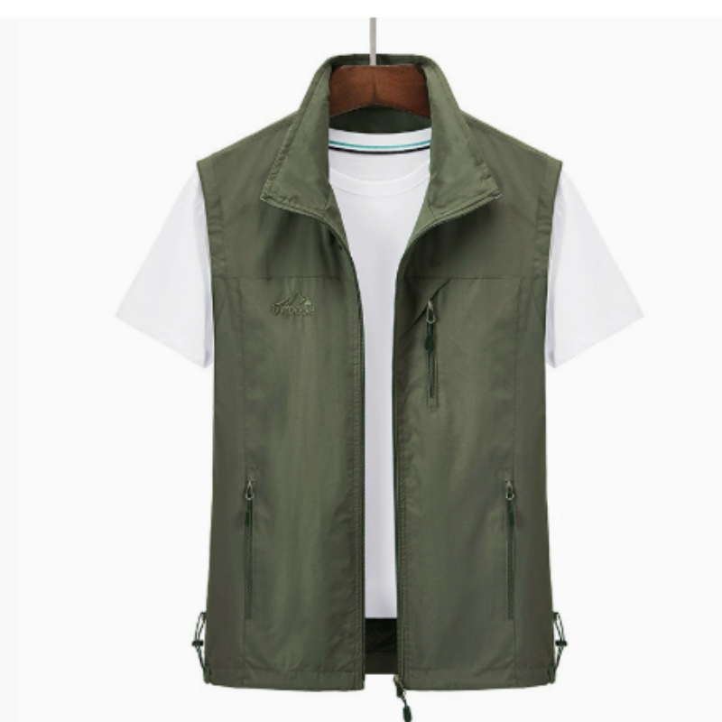 Gilet Uomo Con Zip Vestibilità Regular - Brentozzi