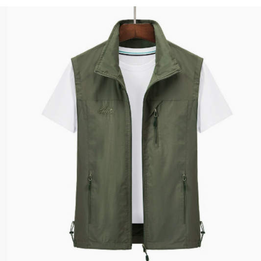 Gilet Uomo Con Zip Vestibilità Regular - Brentozzi