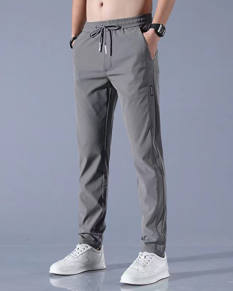 Pantaloni Uomo Tessuto Lunghi Regular - Brentozzi