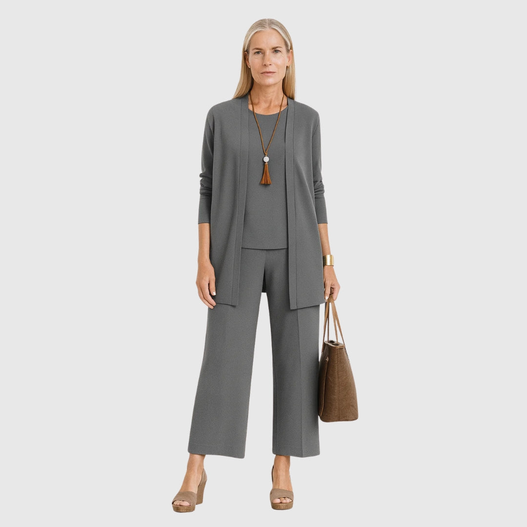 Completo Lounge Donna Tre Pezzi Stile Minimalista - Brentozzi