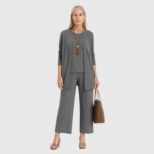 Completo Lounge Donna Tre Pezzi Stile Minimalista - Brentozzi