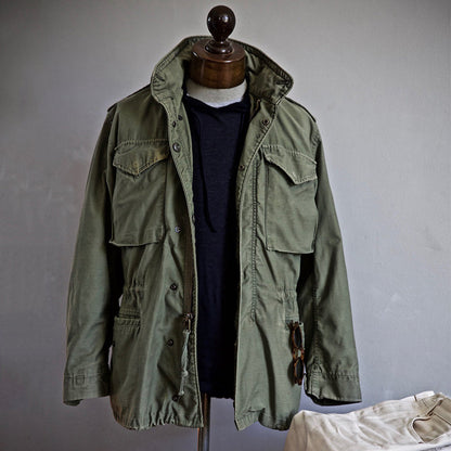 Giacca Uomo in Tessuto Tecnico Stile Militari