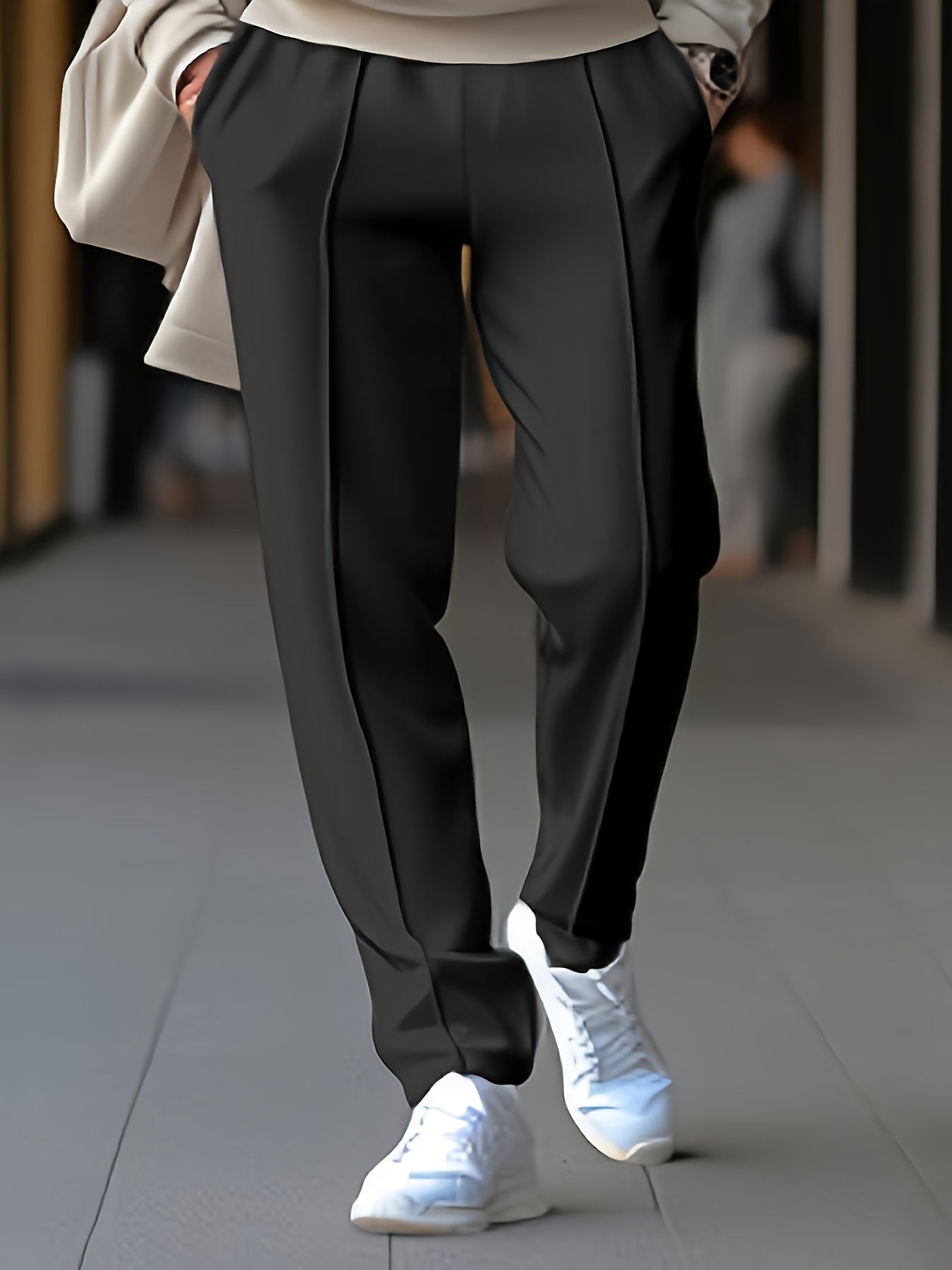 Pantaloni Uomo Casual Comodi Vestibilità Regolare