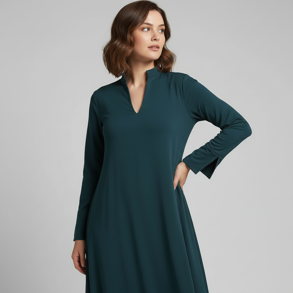 Abito Lungo Donna Linea Dritta