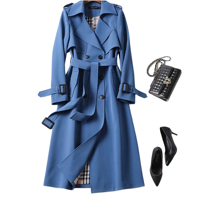 Trenchcoat Donna Leggero Classico Stile Elegante