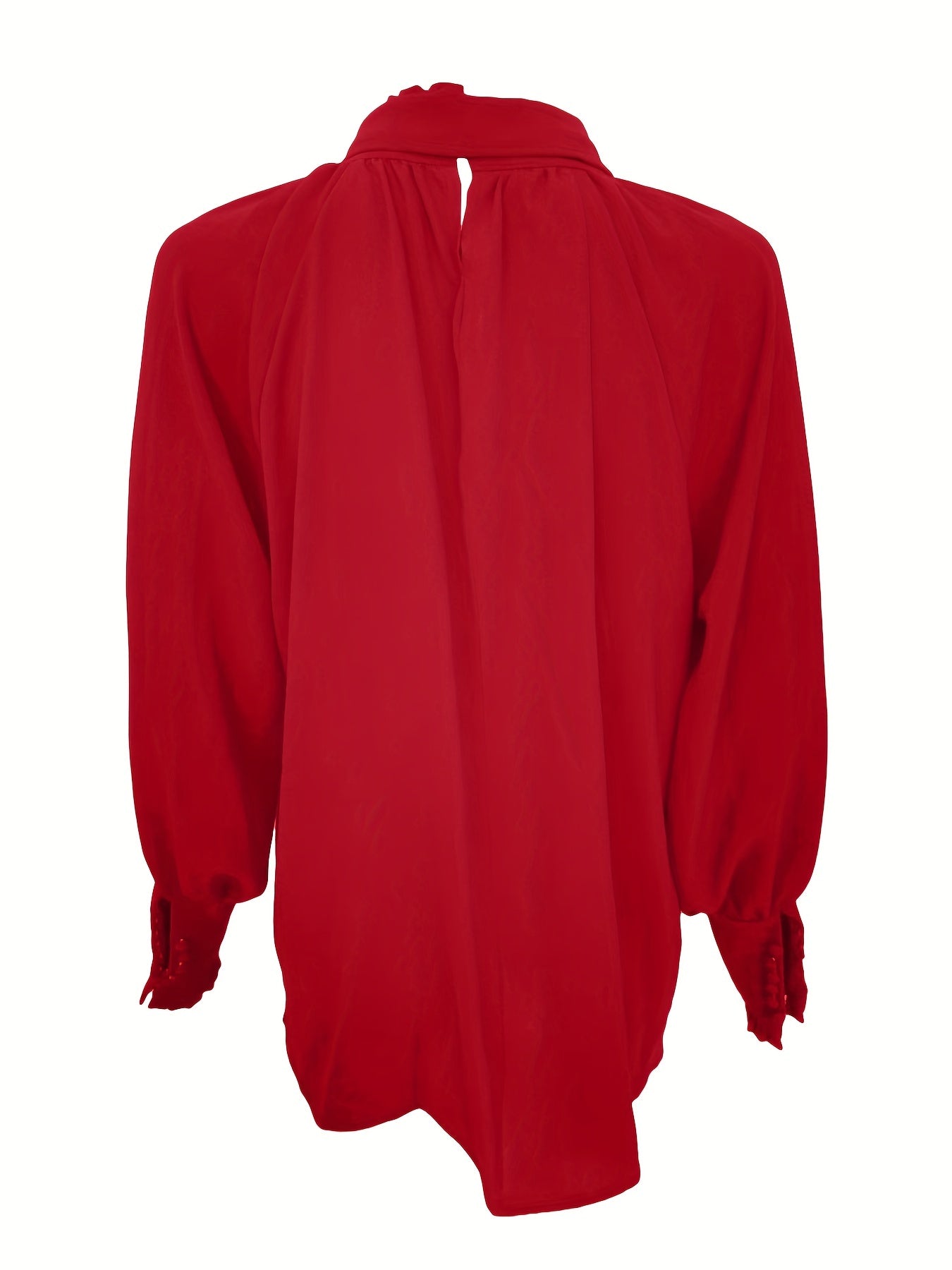 Blusa Donna con Fiocco e Ruches Elegante