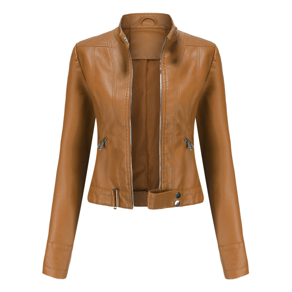 Giacca Donna in Pelle Vera Design Elegante Classico