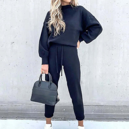 Completo Donna Due Pezzi Elegante con Blusa e Pantaloni
