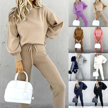 Completo Donna Due Pezzi Elegante con Blusa e Pantaloni - Brentozzi