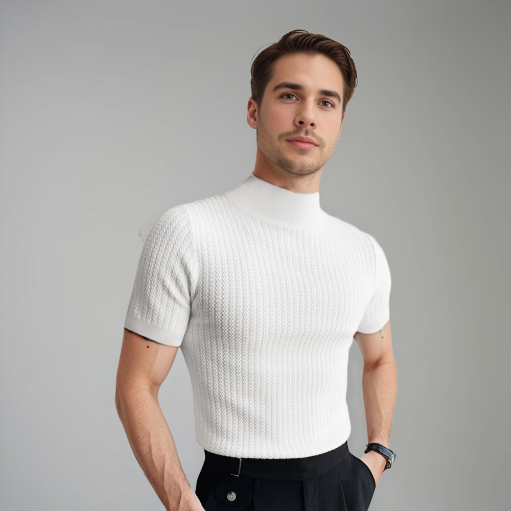 Camicia Uomo Manica Corta Stile Elegante - Brentozzi
