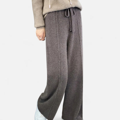 Pantaloni Donna in Tessuto Morbido Vestibilità Comoda