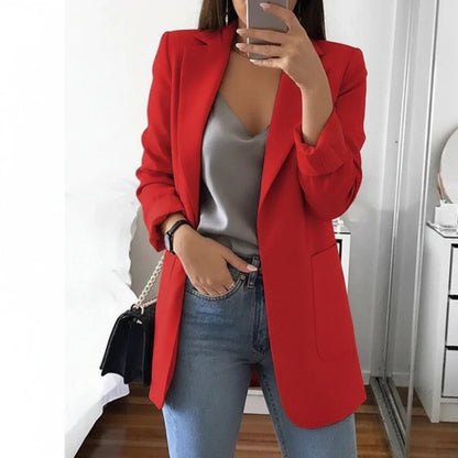 Blazer Donna Elegante per Ufficio Classico
