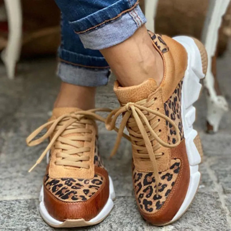 Sneakers Donna Comode Stile Animalier - Brentozzi