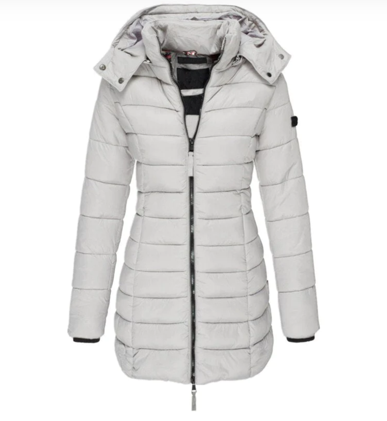 Giacca Imbottita Donna con Cappuccio Chiusura a Zip - Brentozzi