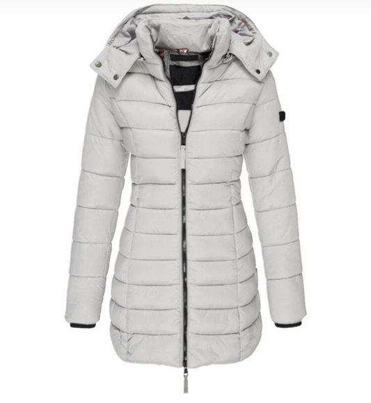 Giacca Imbottita Donna con Cappuccio Chiusura a Zip - Brentozzi