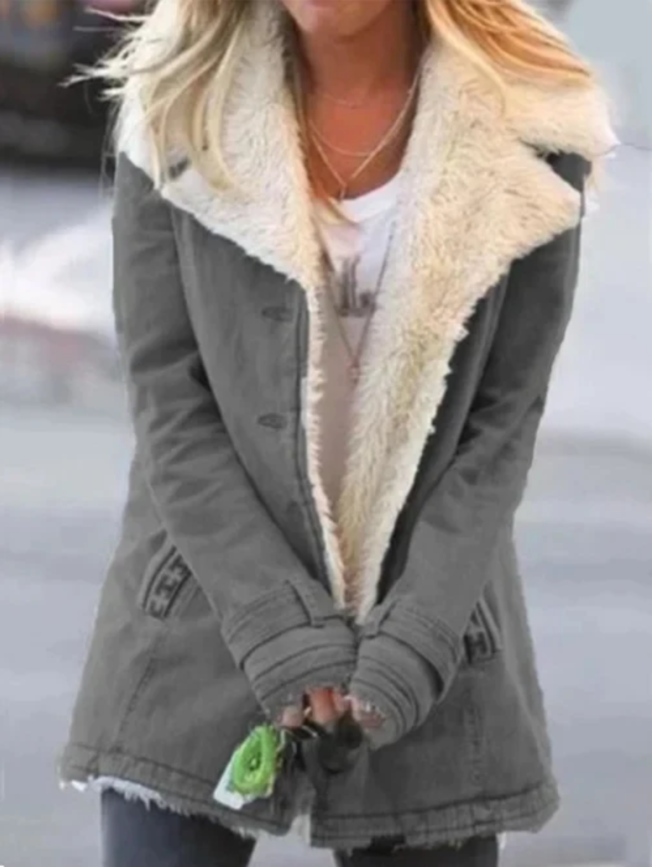 Giacca Invernale Donna Impermeabile Calda Leggera