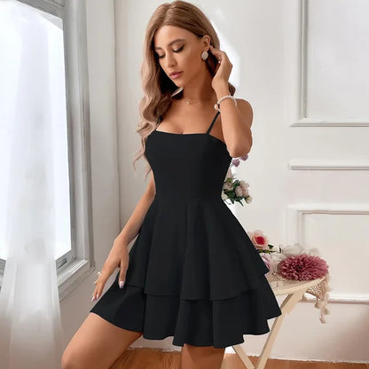 Abito Mini Donna Elegante Slim - Brentozzi