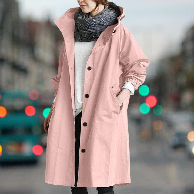 Trenchcoat Donna Impermeabile Vestibilità Classica