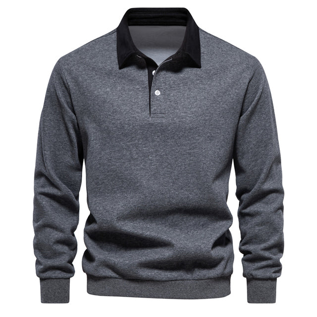 Polo Uomo Manica Lunga Colletto Classico