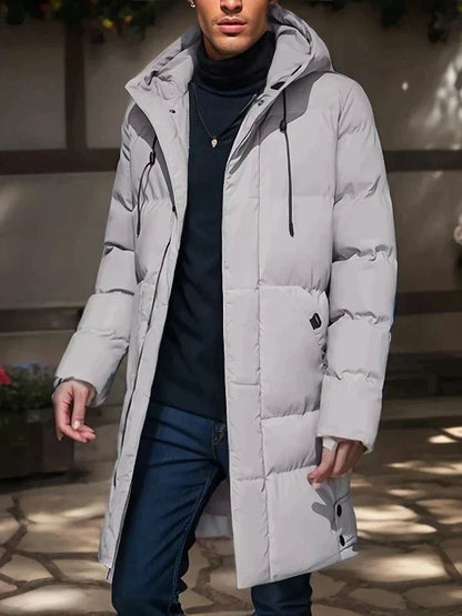 Parka Uomo Impermeabile Vestibilità Dritta