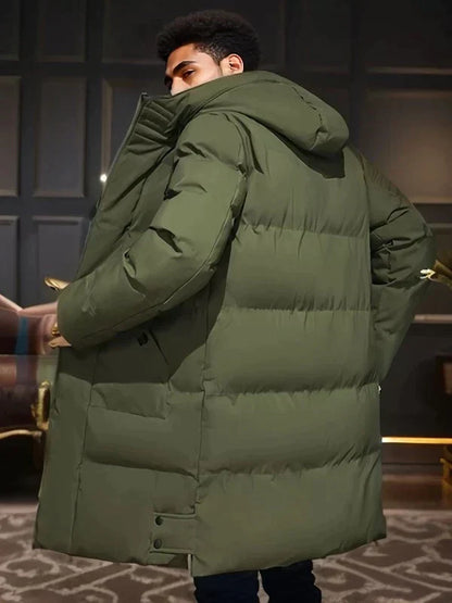 Parka Uomo Impermeabile Vestibilità Dritta