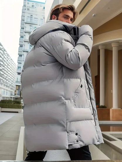 Parka Uomo Impermeabile Vestibilità Dritta