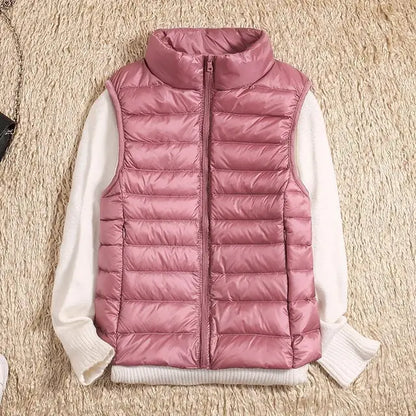 Gilet Donna Piumino Leggero Collo Alto - Brentozzi