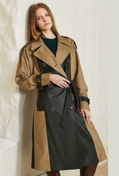 Trench Coat Donna Tessuto Leggero Cintura Regolabile - Vesarelli