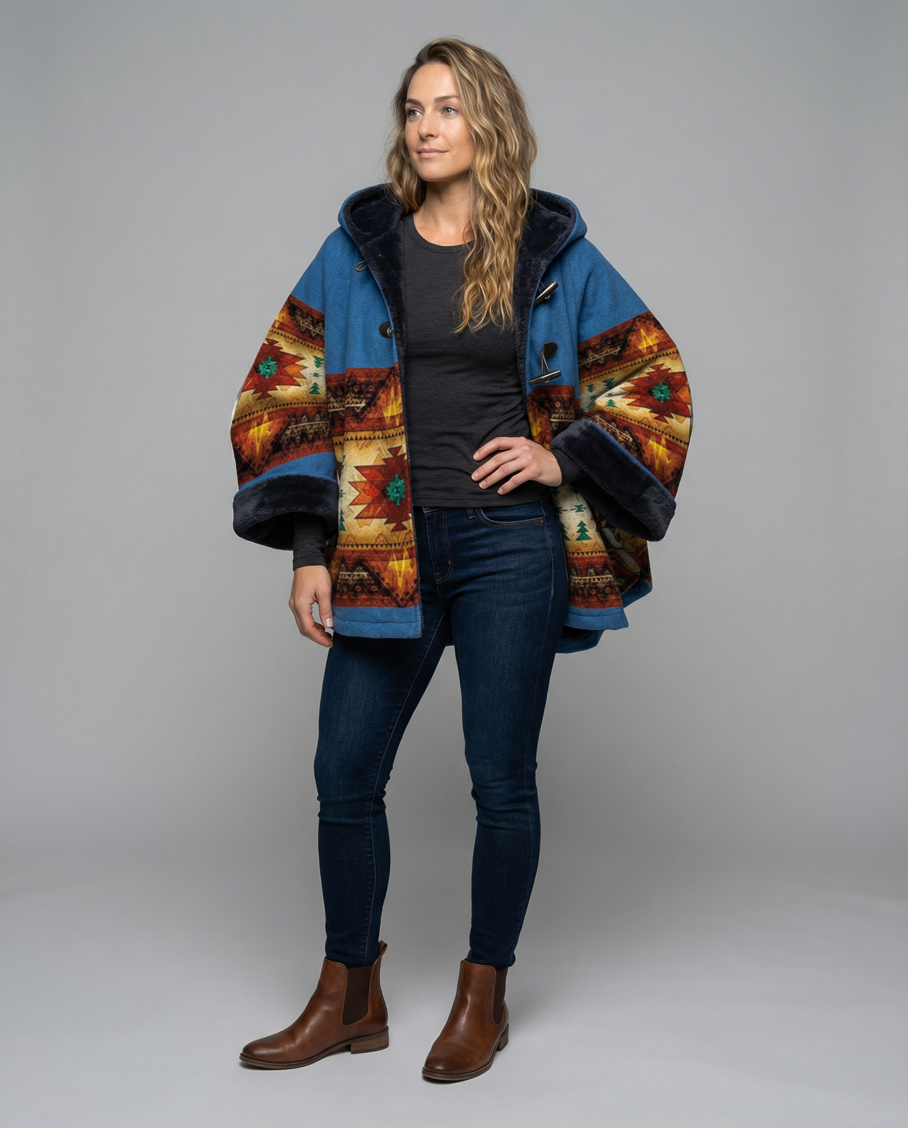 Cappotto Donna Vintage Stampa Classico - Brentozzi