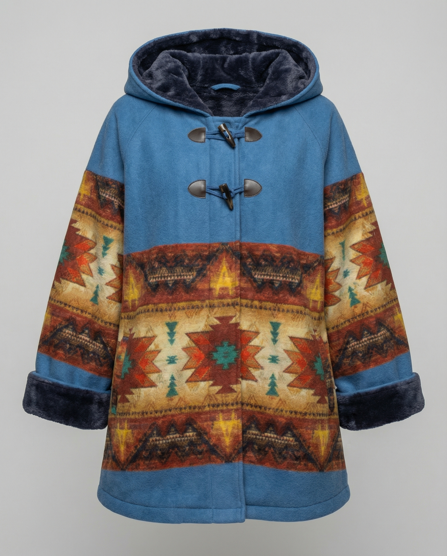 Cappotto Donna Vintage Stampa Classico
