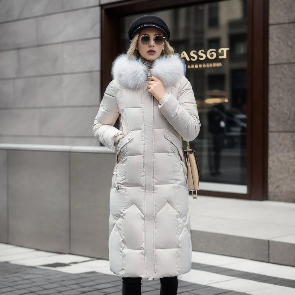 Giacca Invernale Donna Imbottita Stile Classico Calda