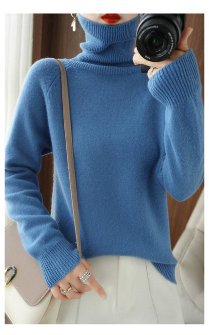 Maglione Donna in Cashmere Morbido Caldo Autunno Inverno