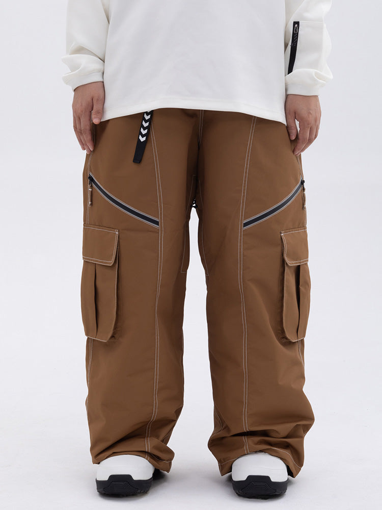 Pantaloni Donna Oversize Baggy con Tasche Cargo - Brentozzi