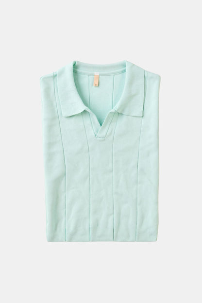 Polo Uomo Maglia a Coste Vestibilità Classica
