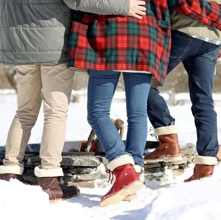 Stivali Donna Fleece Impermeabili Fodera Calda in Lana Invernali